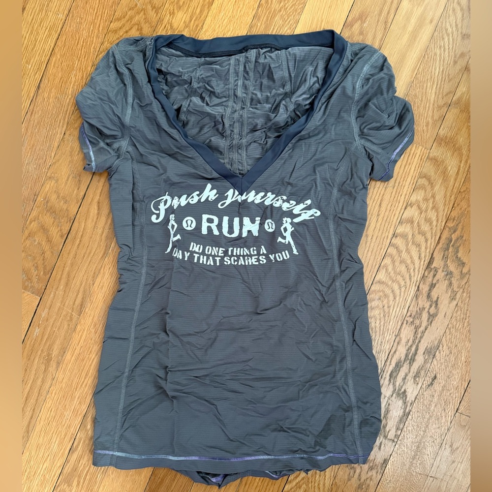 Lululemon running shirt. Size 4
